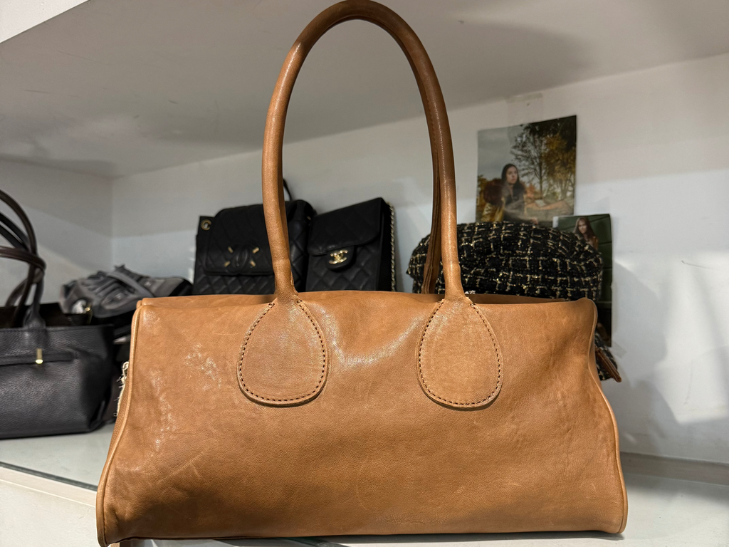 Шкіряна сумка Soft Bag Caramel