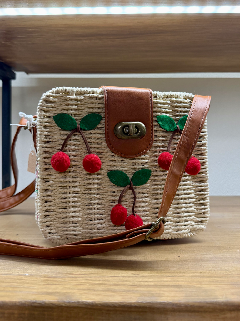Плетена сумка Cherry Mini